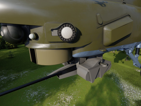 Attack Helicopter MI-28 Havoc 3D Model