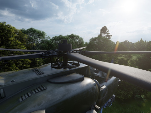 Attack Helicopter MI-28 Havoc 3D Model