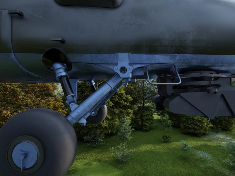 Attack Helicopter MI-28 Havoc 3D Model