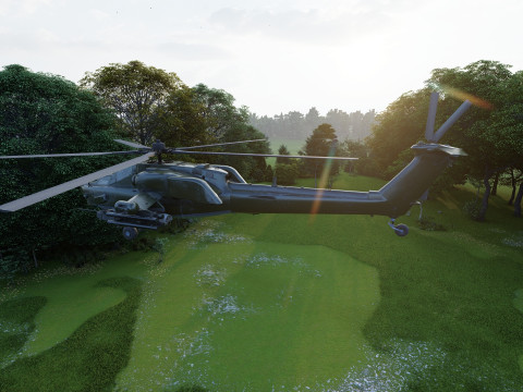 Attack Helicopter MI-28 Havoc 3D Model