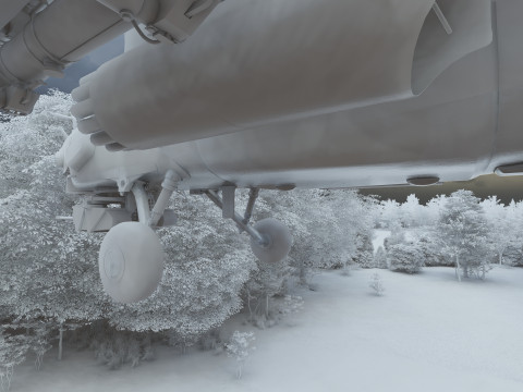 Attack Helicopter MI-28 Havoc 3D Model