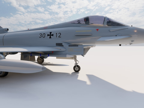 Eurofighter Typhoon Modèle 3D