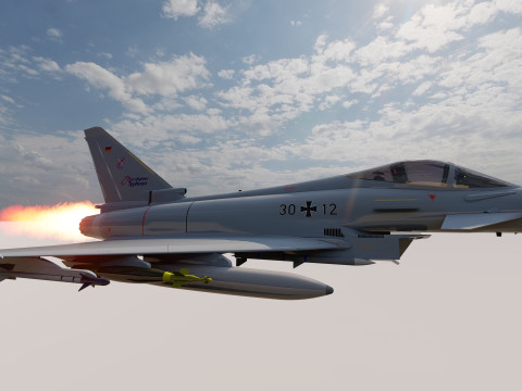 Eurofighter Typhoon Modèle 3D