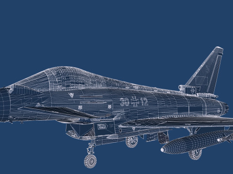 Eurofighter Typhoon Modèle 3D