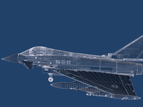 Eurofighter Typhoon Modèle 3D