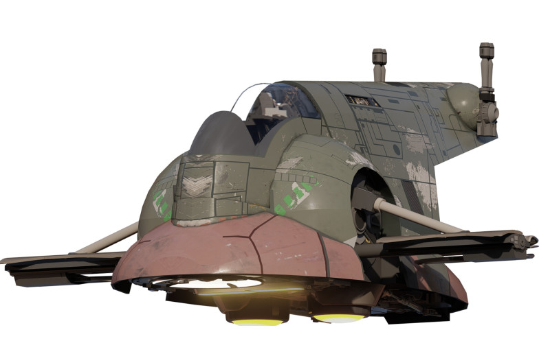 Slavi 1 STAR WARS 3D 모델 .c4d .max .obj .3ds .fbx .stl .blend 