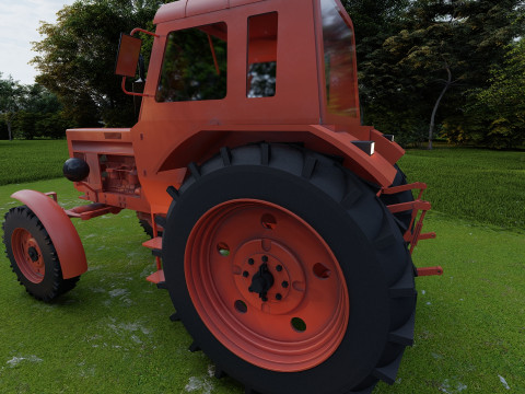 Tractor belarus mtz 80 Model 3D