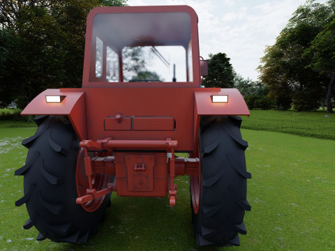 Tractor belarus mtz 80 Model 3D