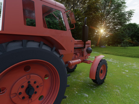 Tractor belarus mtz 80 Model 3D