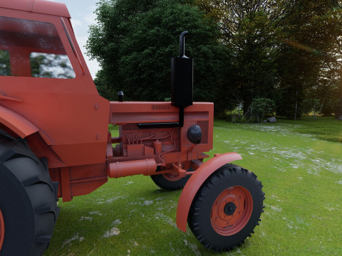 Tractor belarus mtz 80 Model 3D