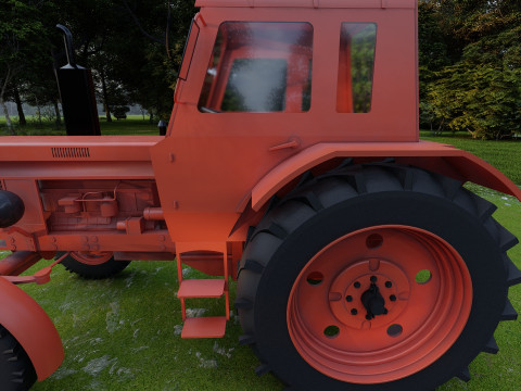 Tractor belarus mtz 80 Model 3D