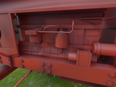 Tractor belarus mtz 80 Model 3D