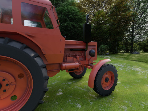 Tractor belarus mtz 80 Model 3D