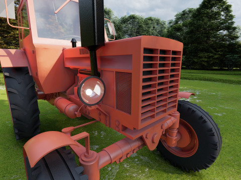 Tractor belarus mtz 80 Model 3D