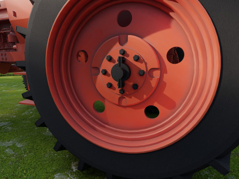 Tractor belarus mtz 80 Model 3D