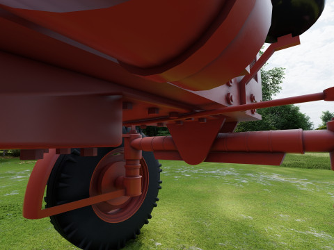 Tractor belarus mtz 80 Model 3D