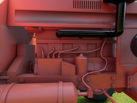 Tractor belarus mtz 80 Model 3D