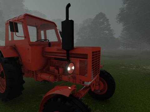 Tractor belarus mtz 80 Model 3D
