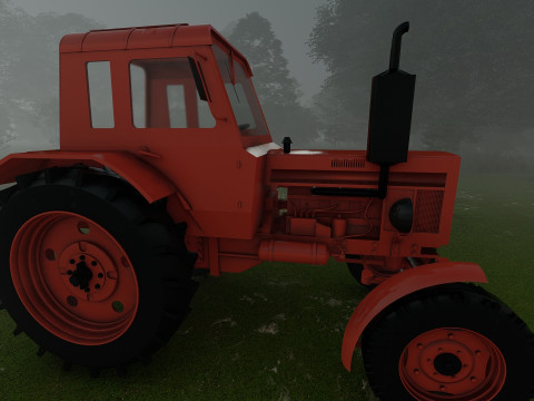 Tractor belarus mtz 80 Model 3D