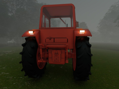 Tractor belarus mtz 80 Model 3D