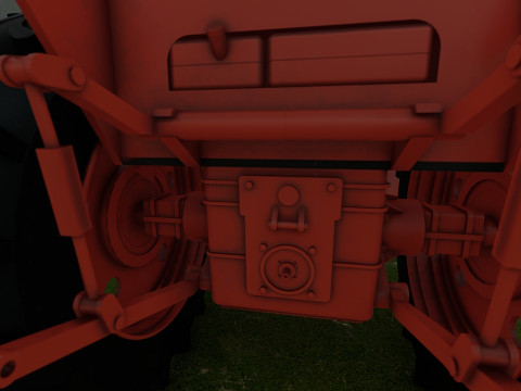 Tractor belarus mtz 80 Model 3D