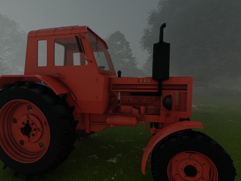 Tractor belarus mtz 80 Model 3D