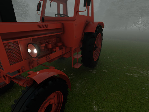 Tractor belarus mtz 80 Model 3D