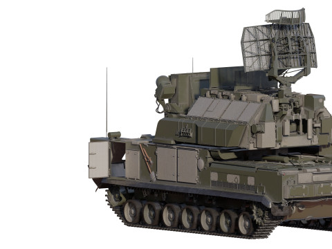 TOR M1 missile system Model 3D