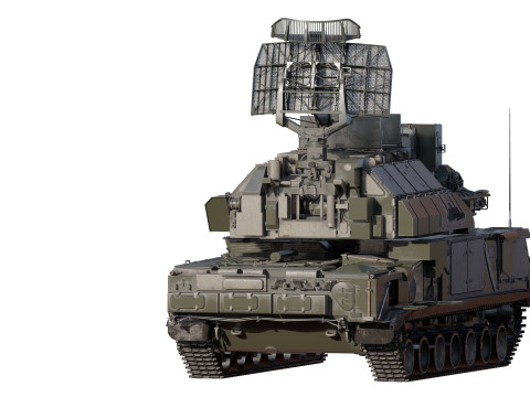 TOR M1 missile system Model 3D