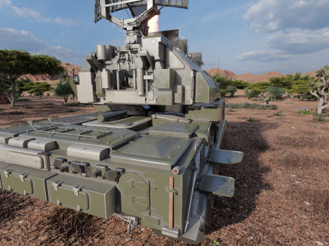 TOR M1 missile system Model 3D