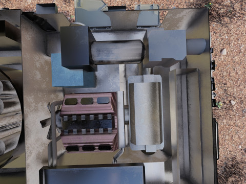TOR M1 missile system Model 3D