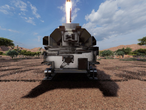 TOR M1 missile system Model 3D