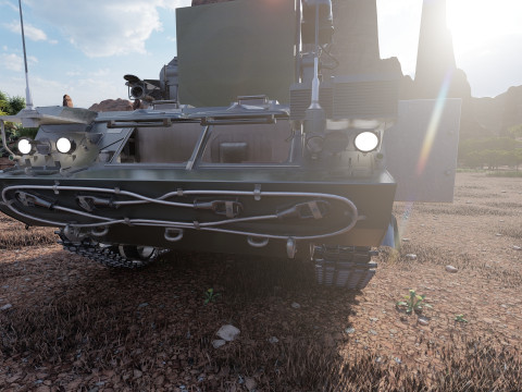 TOR M1 missile system Model 3D