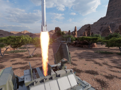 TOR M1 missile system Model 3D