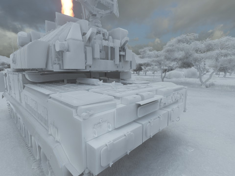 TOR M1 missile system Model 3D