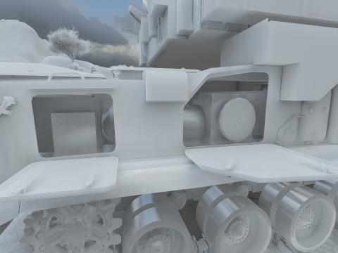 TOR M1 missile system Model 3D