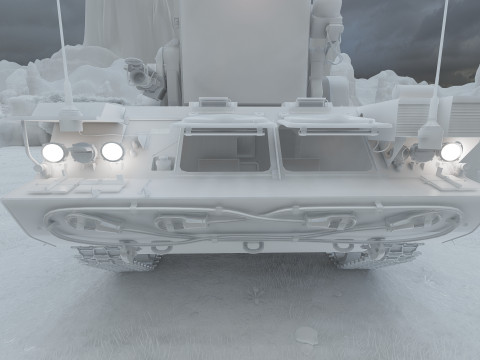 TOR M1 missile system Model 3D