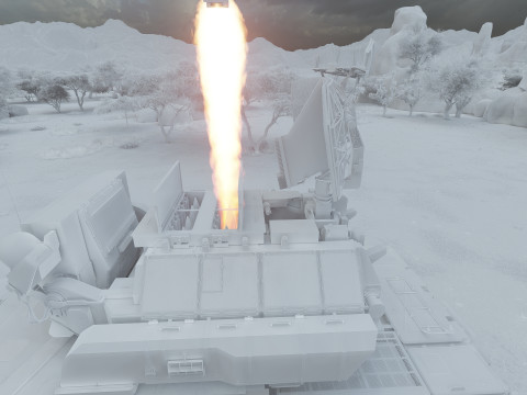 TOR M1 missile system Model 3D