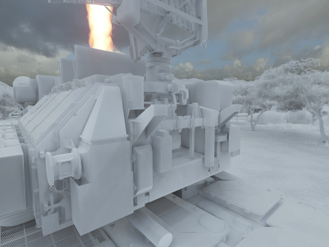 TOR M1 missile system Model 3D