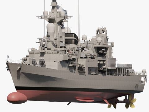 NAVY FRIGATE Modèle 3D