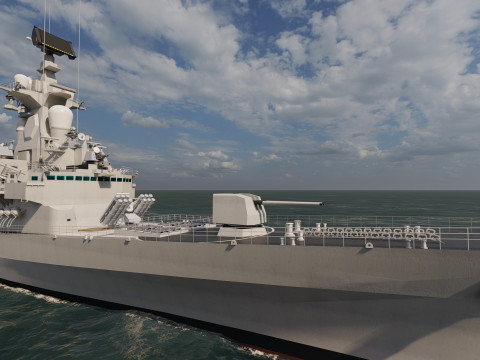 NAVY FRIGATE Modello 3D