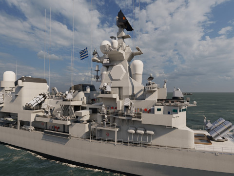 NAVY FRIGATE Modello 3D