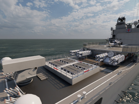 NAVY FRIGATE Modello 3D