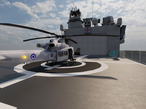 NAVY FRIGATE Modello 3D