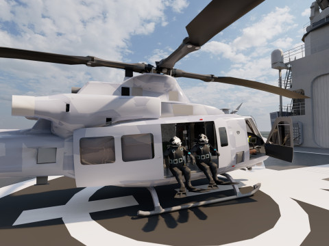 NAVY FRIGATE Modello 3D