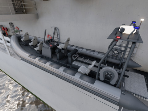 NAVY FRIGATE Modello 3D