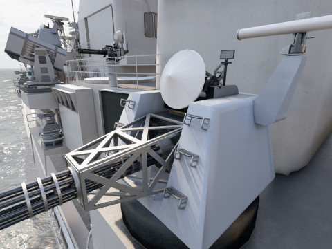 NAVY FRIGATE Modello 3D