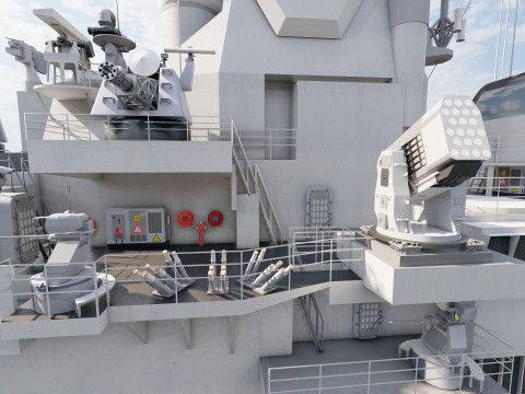 NAVY FRIGATE Modello 3D