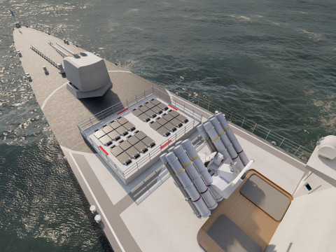NAVY FRIGATE Modello 3D