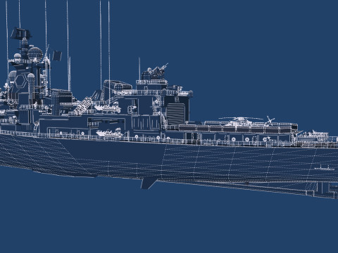 NAVY FRIGATE Modello 3D